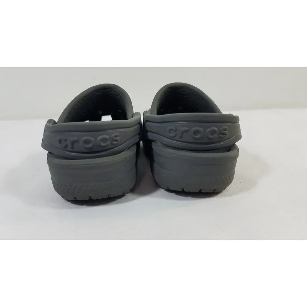 Crocs Toddlers Classic Clogs Gray Size 5 Kids GUC